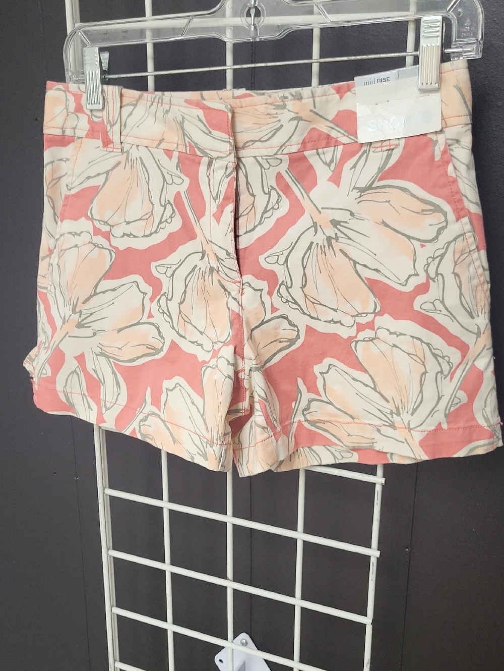 NWT, NY &Co.  High Rise Floral Print Women's Shorts - Size 0